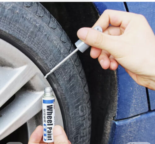 SILVER WHEEL Touch Up Paint, Stone Chip, Brush Chip, Marks etc uk stock