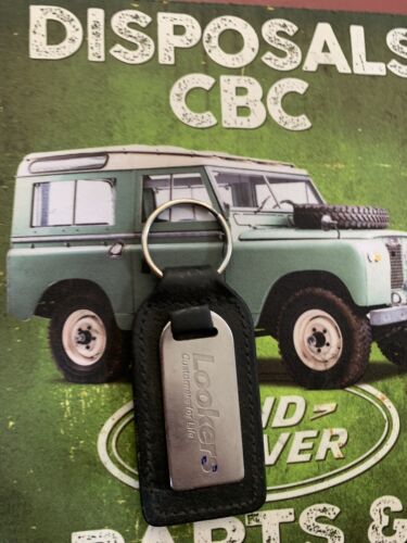 Vintage Lookers Land Rover Car Keyring Keychain Collectable Leather