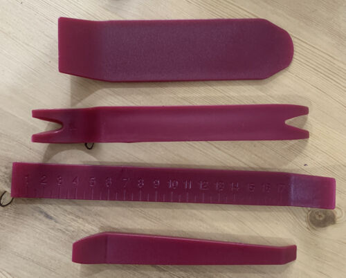 4 Pcs Car Trim Removal Tool Kit Panel Door Pry Dash Interior Clip Set