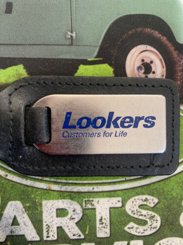 Vintage Lookers Land Rover Car Keyring Keychain Collectable Leather
