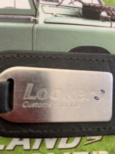 Vintage Lookers Land Rover Car Keyring Keychain Collectable Leather
