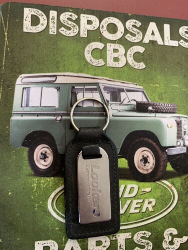 Vintage Lookers Land Rover Car Keyring Keychain Collectable Leather