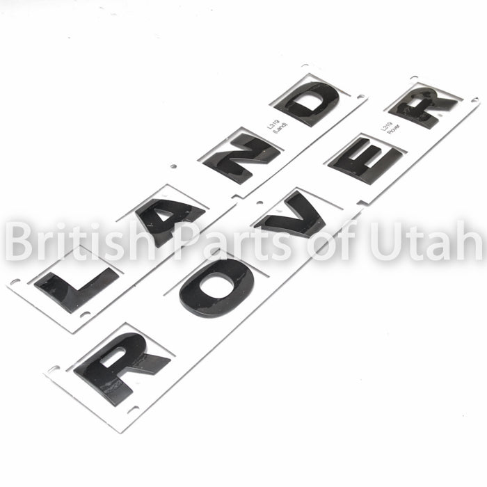 1X Land Rover Bonnet / Tailgate Logo / Letters, 2002 Onwards Fits Most Land Rovers.