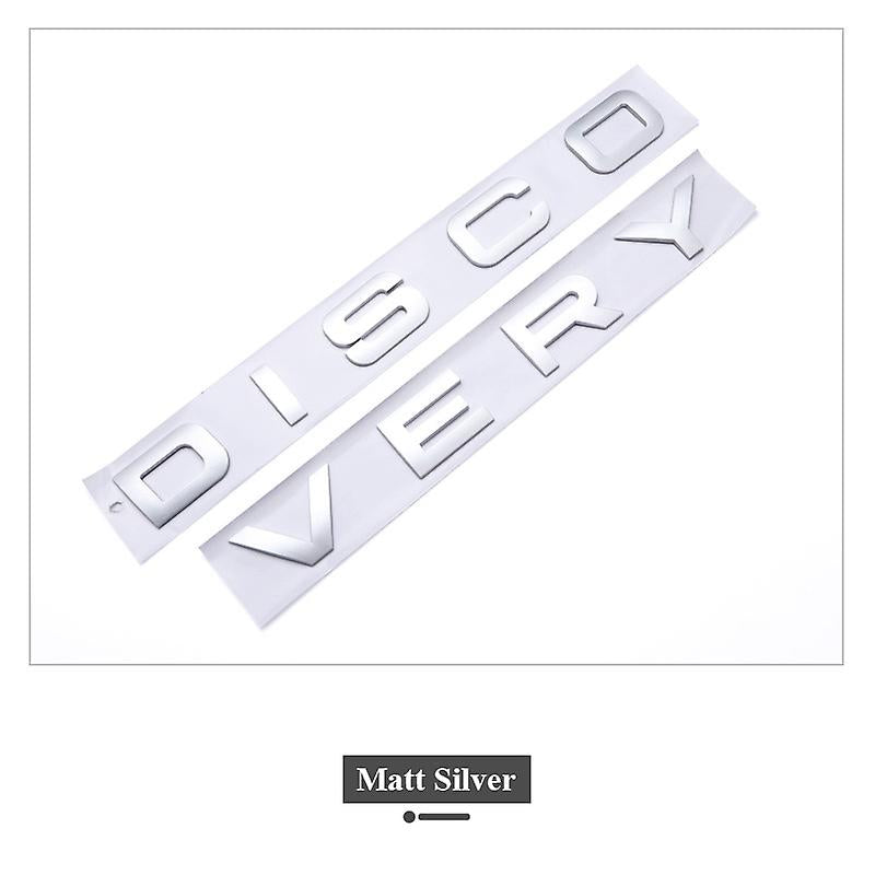 DISCOVERY Bonnet / Tailgate Logo / Letters, Fits Most Land Rovers.