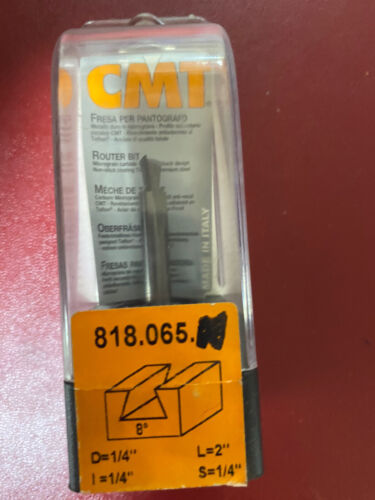 CMT 812.080.11 Straight Router Bit Cutter 1/4-Inch Shank 5/16 Inch Diameter