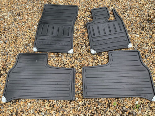 2002-2012 Genuine Range Rover Vogue L322 Rubber Mats Front & Rear Set. Grade C.