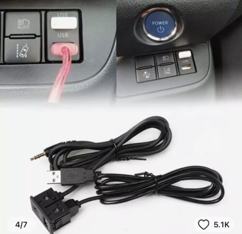 REDUCED TO CLEAR! Car Dash Flush Mount USB Port Panel Dual USB Adapter Cable