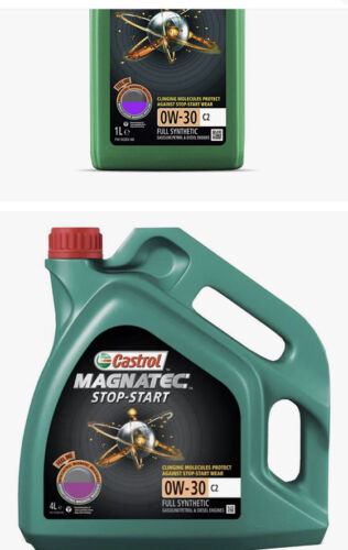 CASTROL MAGNATEC 0W-30 C2 Car Engine Oil Start Stop Fully Synthetic 1 Litre