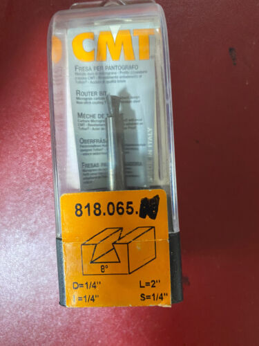 CMT 812.080.11 Straight Router Bit Cutter 1/4-Inch Shank 5/16 Inch Diameter