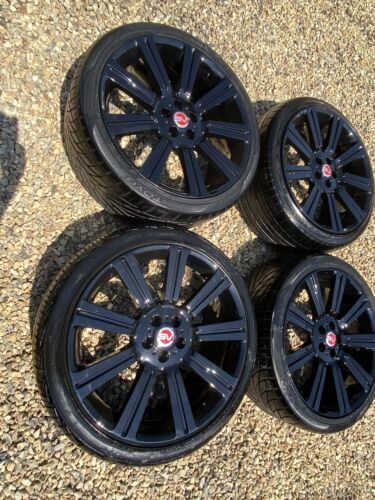 Reduced 4x Range Rover 22 inch Alloy Wheels & Tyres, Powder Coated, REFURBISHED