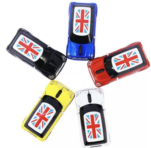 UK STOCK Red Aston Martin Car Wireless Optical Mouse Cordless game PC Laptop USB