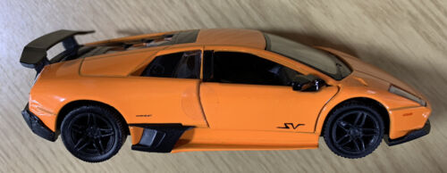 TOY CAR LAMBORGHINI ORANGE 1/43 MODEL BOY DAD BIRTHDAY FATHERS DAY GIFT PRESENT