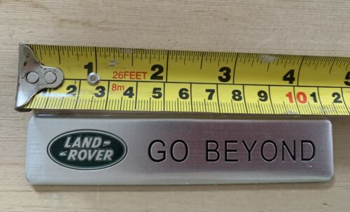 2x USED GO BEYOND Badge, Limited UK STOCK, Fits All Cars, Fridges Toolboxes.