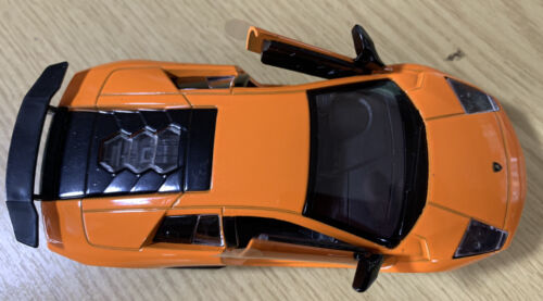 TOY CAR LAMBORGHINI ORANGE 1/43 MODEL BOY DAD BIRTHDAY FATHERS DAY GIFT PRESENT