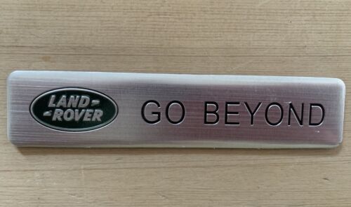 2x USED GO BEYOND Badge, Limited UK STOCK, Fits All Cars, Fridges Toolboxes.