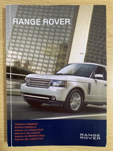 Range Rover Owners Manual Handbook 2009 - 2012