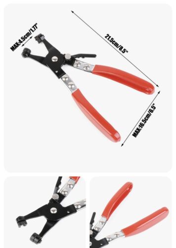 45° Car Water Pipe Hose Clip Pliers Clamp Swivel Drive Jaw Locking Removal Tool