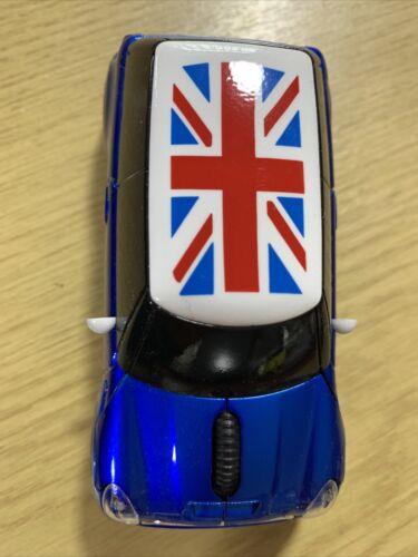 Wireless Mouse, UK STOCK, Funky Blue Mini, Union Jack Roof, PC, MAC.