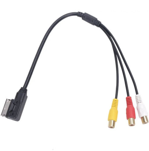 AMI MMI RCA 3RCA DVD Video Audio Input AUX Cable  VW Audi A3 A4 A6 STREAMING