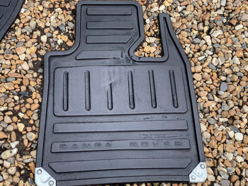 2002-2012 Genuine Range Rover Vogue L322 Rubber Mats Front & Rear Set. Grade C.