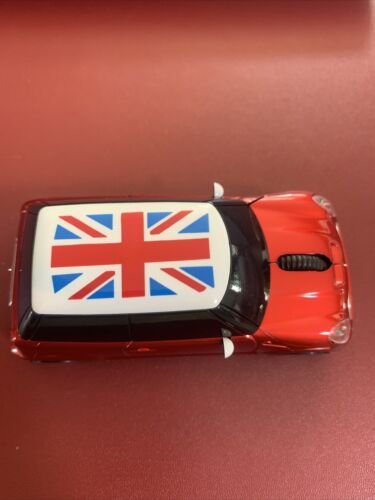 UK STOCK, Mini, Red, FUNKY JUBILEE Union Jack Roof, Wireless Mouse, PC, MAC.