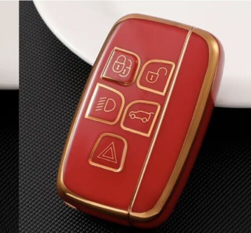 Red Protective Key Cover Case Range Rover Evoque Discovery freelander2