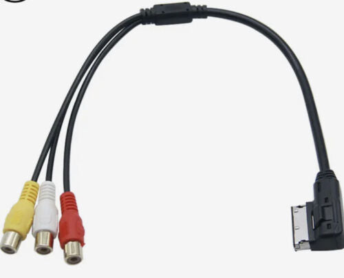 AMI MMI RCA 3RCA DVD Video Audio Input AUX Cable  VW Audi A3 A4 A6 STREAMING