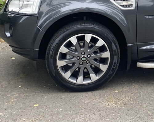 Freelander2 19 Inch Diamond Cut, Powder Coated Wheel & Caps., Exchange Possible.