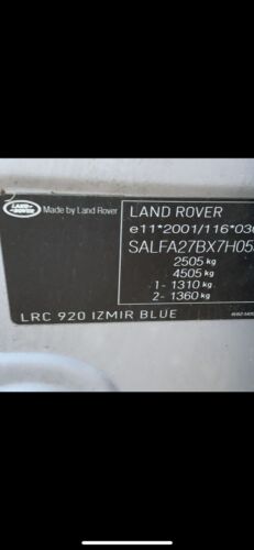 2007-12 LAND ROVER FREELANDER2 DOORS IN IZMIR BLUE, SANTARINI BLACK, OR SILVER