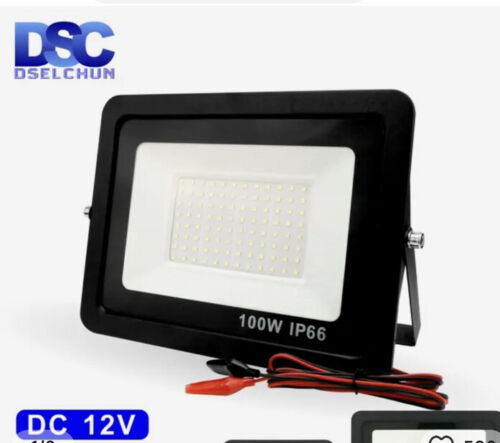 DC12V Led FloodLight Outdoor IP66 Waterproof Light Reflector Portable