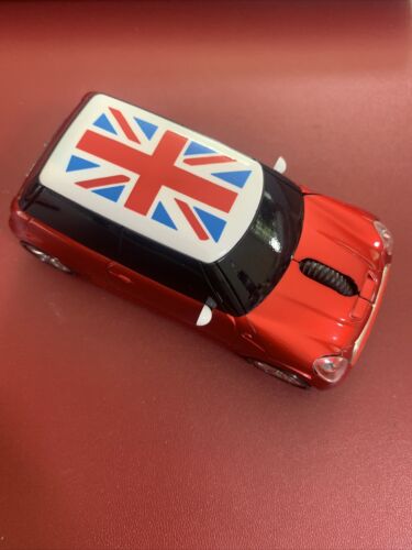 UK STOCK, Mini, Red, FUNKY JUBILEE Union Jack Roof, Wireless Mouse, PC, MAC.