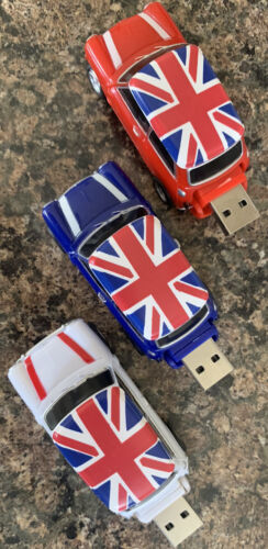 The Italian Job, red White Blue 4GB USB Memory Sticks