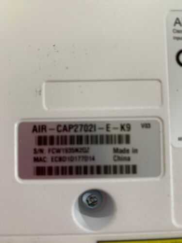 Cisco AIR-CAP27021-E-K9 Access Point Last One Available