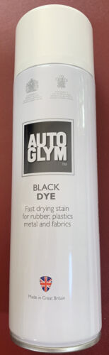 AutoGlym Black Dye Stain 450ml Carpet - Rubber - Seat - Tyre Dye 