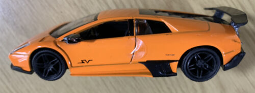 TOY CAR LAMBORGHINI ORANGE 1/43 MODEL BOY DAD BIRTHDAY FATHERS DAY GIFT PRESENT