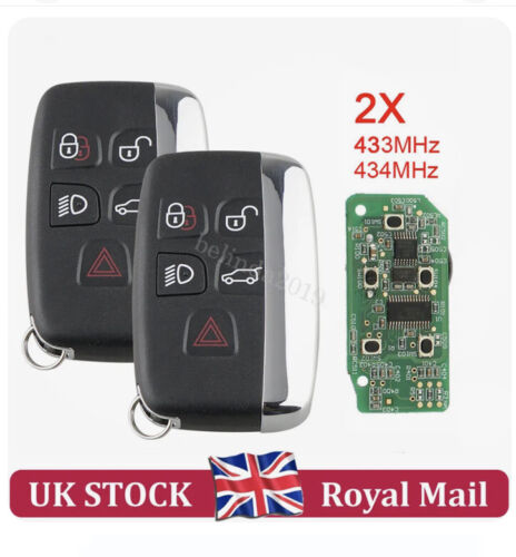 2X Key Fob For Land Rover Range Rover Discovery4 Sport Evoque UK STOCK