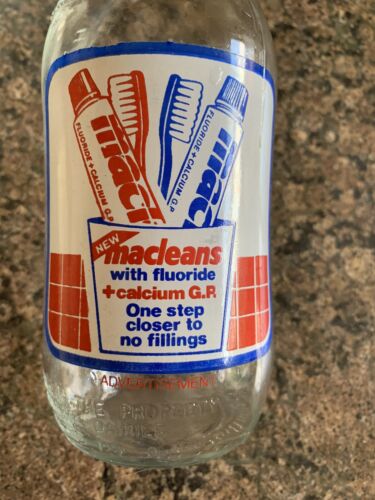 Vintage 1970-1980’s Advertising, “New McCleans” 1 Pint, Milk