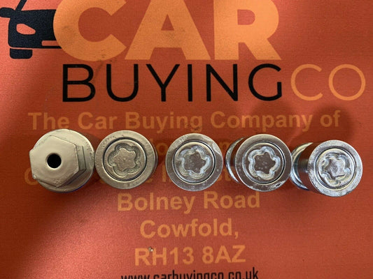 FREELANDER2 EVOQUE SPORT LOCKING WHEEL NUT SET & KEY GENUINE LR086417 06-2018