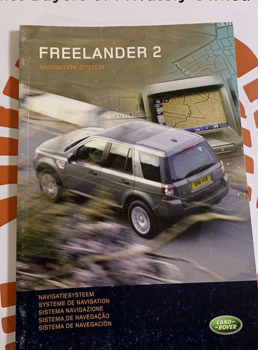 FREELANDER 2 NAVIGATION SYSTEM BOOK HANDBOOK 