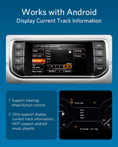 Airdual Bluetooth 5.0 aptX-HD Adapter for Land Rover, Range Rover Audi UK STOCK