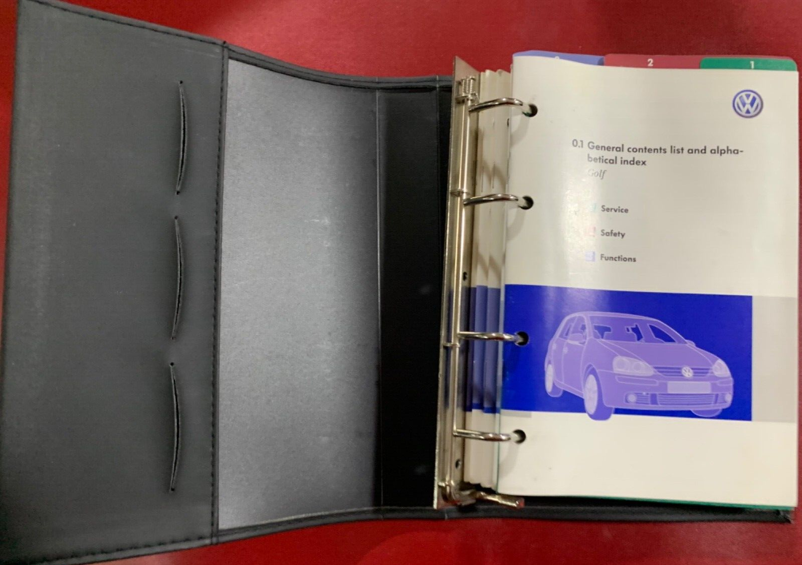 Vw Volkswagen Golf Owners Manual User Handbook Book Pack Wallet