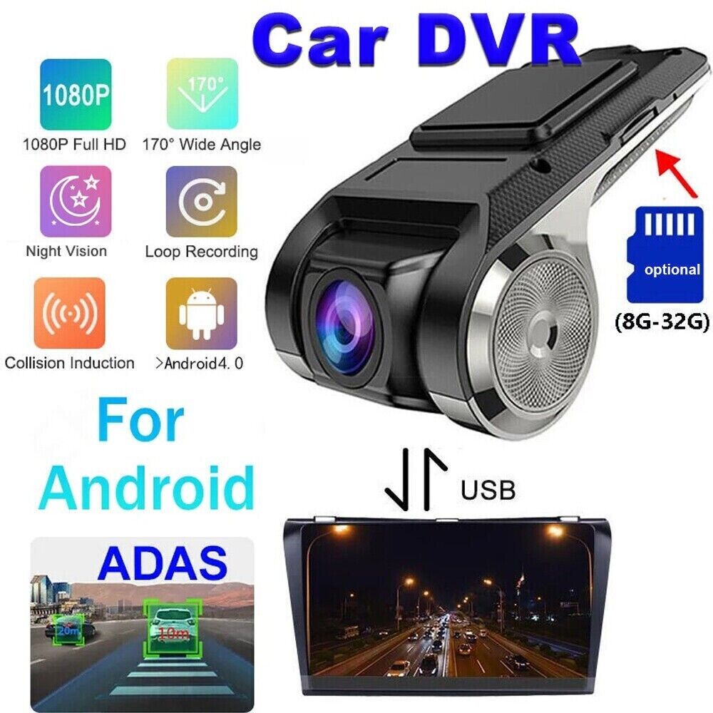 Car Mini Dash Cam DVR Camera Video Recorder Night Vision ADAS LTD UK Stock