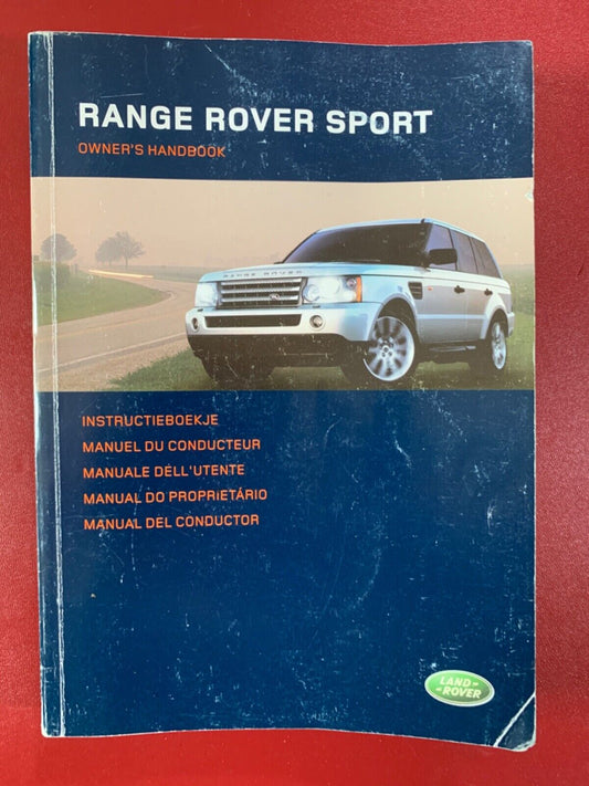 RANGE ROVER SPORT 02 54 701 OWNERS MANUAL 2005-2009