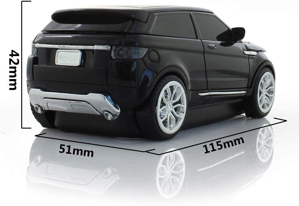 UK STOCK, BLACK Range Rover Wireless Mouse Limited Availability UK Stock