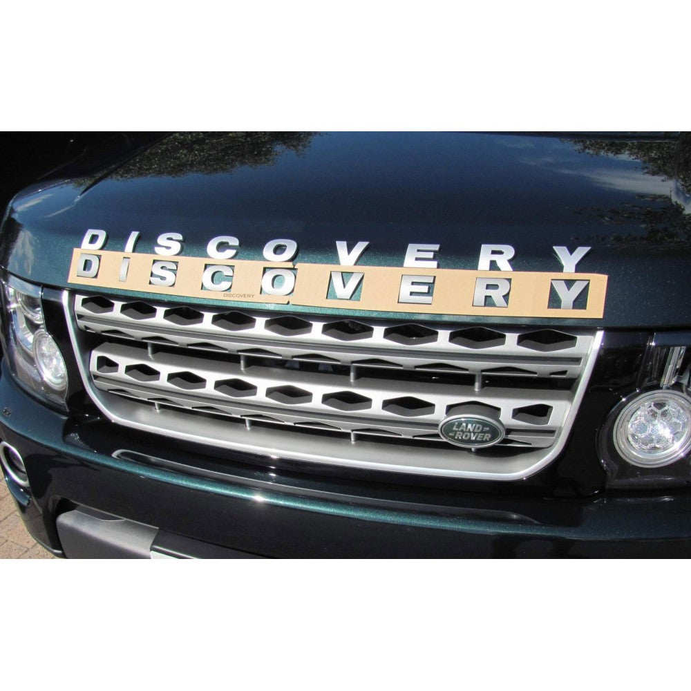 DISCOVERY Bonnet / Tailgate Logo / Letters, Fits Most Land Rovers.