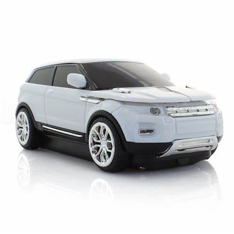 UK STOCK, FUNKY Range Rover Evoque Wireless Mouse, White limited Availability.