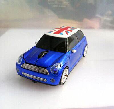 Wireless Mouse, UK STOCK, Funky Blue Mini, Union Jack Roof, PC, MAC.