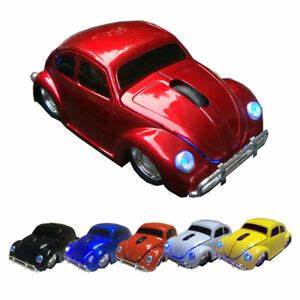 1x CUSTOM DUB VW BEETLE 2.4GHZ wireless mouse PC Laptop MAC Red LIMITED UK STOCK