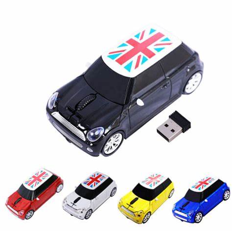 UK STOCK Mini, Black, Union Jack Roof Wireless Mouse, PC, MAC Limited Availabity