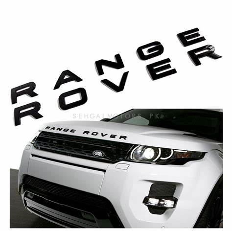 1x Range Rover Bonnet / Tailgate Logo / Letters, 2002 Onwards Fits Most Range Rovers.